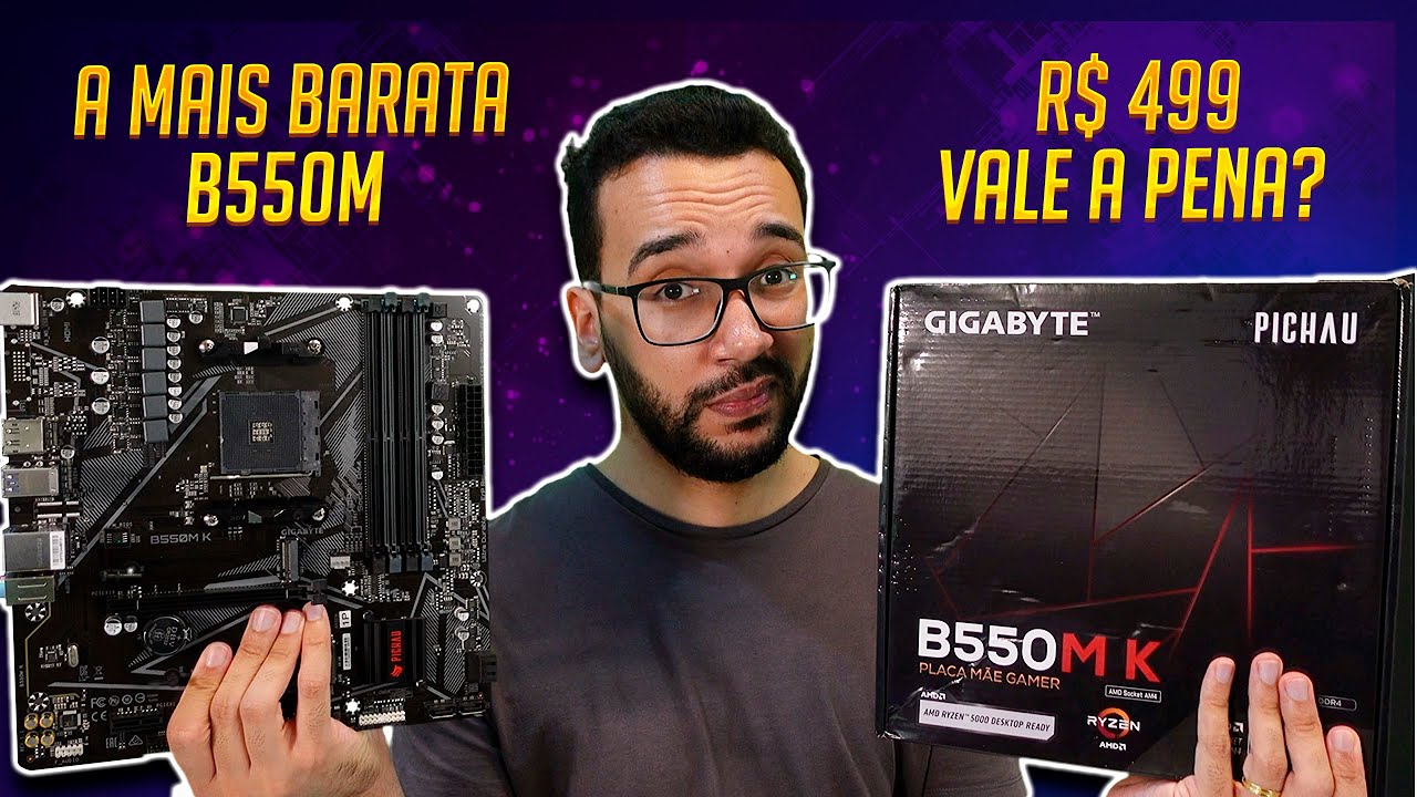 VAI UM OVO FRITO AÍ? Placa Mae Pichau B550M K AM4