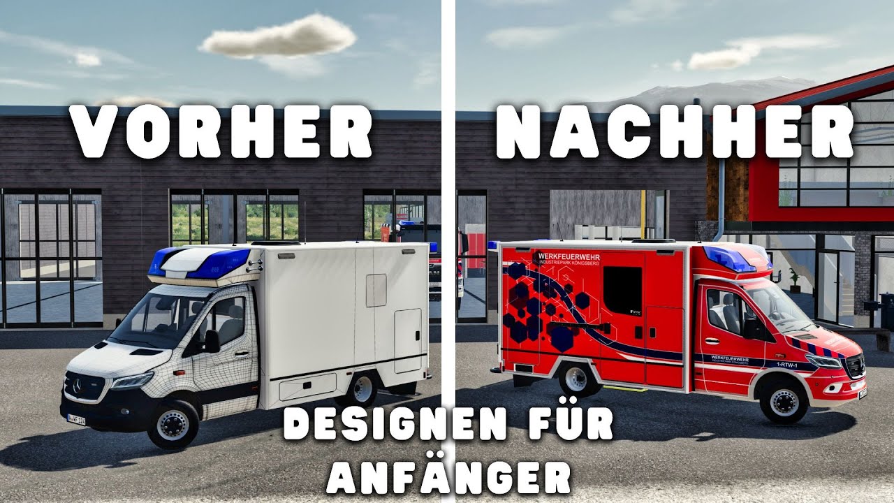 LS25 / LS22 - How to: Eigene Feuerwehr Designs ganz einfach selbst erstellen! Für Anfänger geeignet