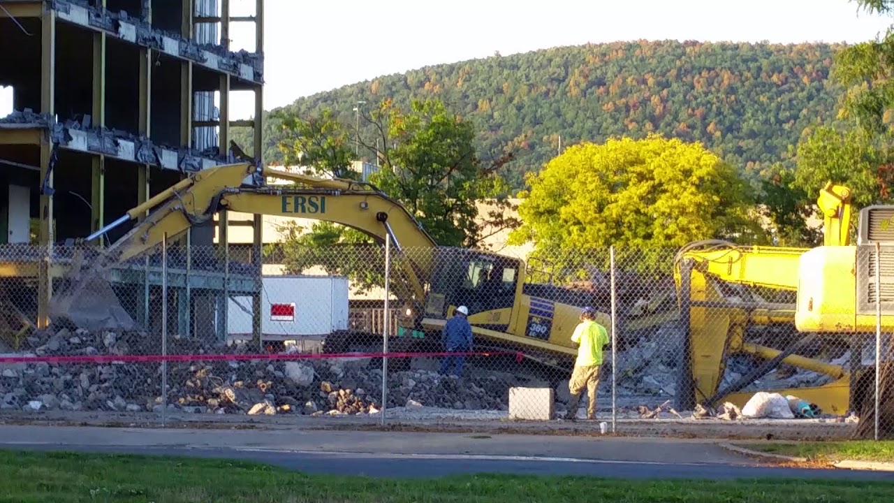 RDMVTL 19,080 ~ 10 12 2016 43 {MY TOWN HISTORY} HOSPITAL DEMOLITION @ CORNING , NY