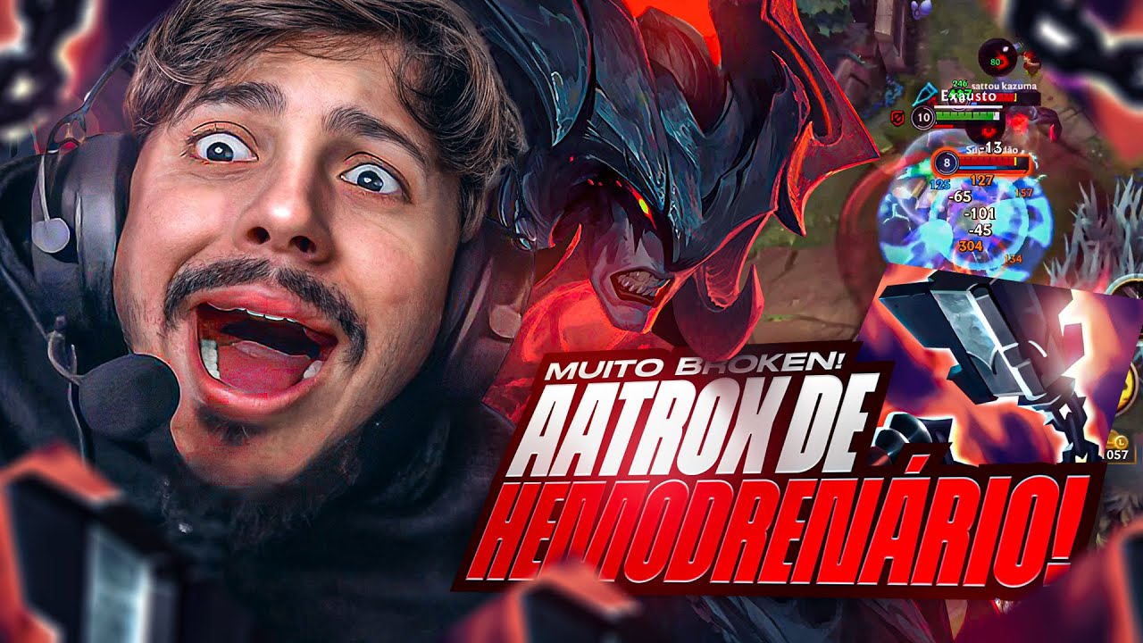 AATROX DE HEMODRENÁRIO VAI QUEBRAR O WILD RIFT