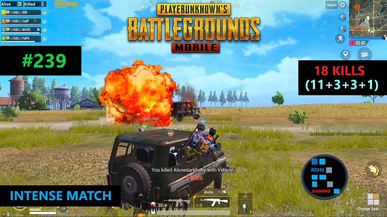 PUBG MOBILE | INTENSE MATCH AMAZING 