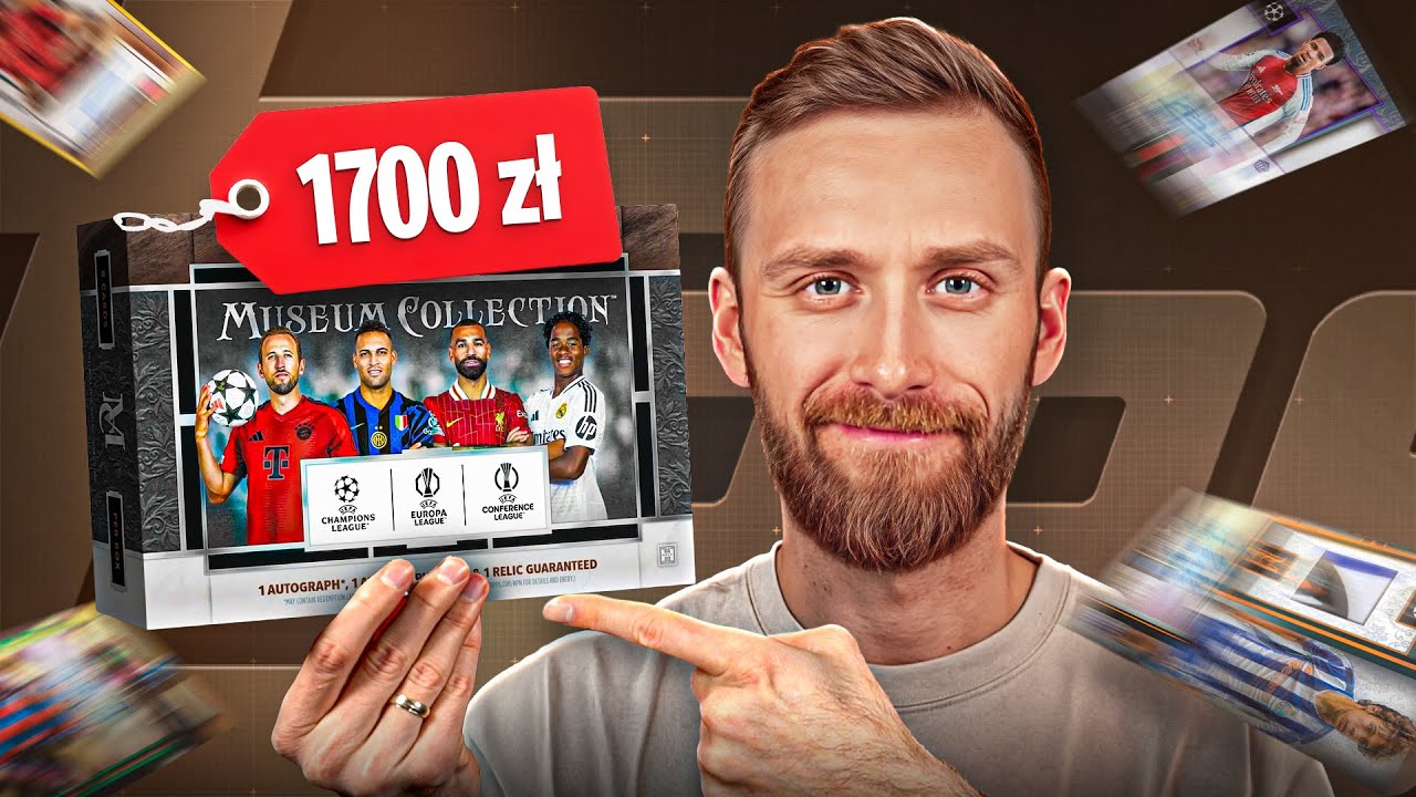 GENIALNA karta! Otwieram Topps Museum Collection UCC 24/25 Hobby Box warty 1700 zł!