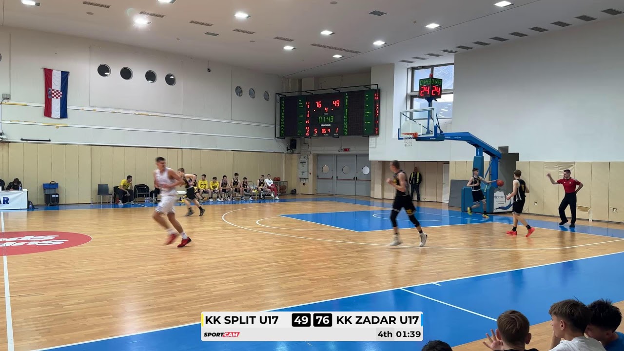 Kk Split U17 vs KK Zadar U17 - Jedinstvena Liga Kadeti