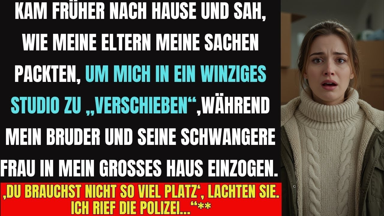 „Meine Eltern packten MEINE Sachen, um mich rauszuwerfen – ich rief die Polizei!“