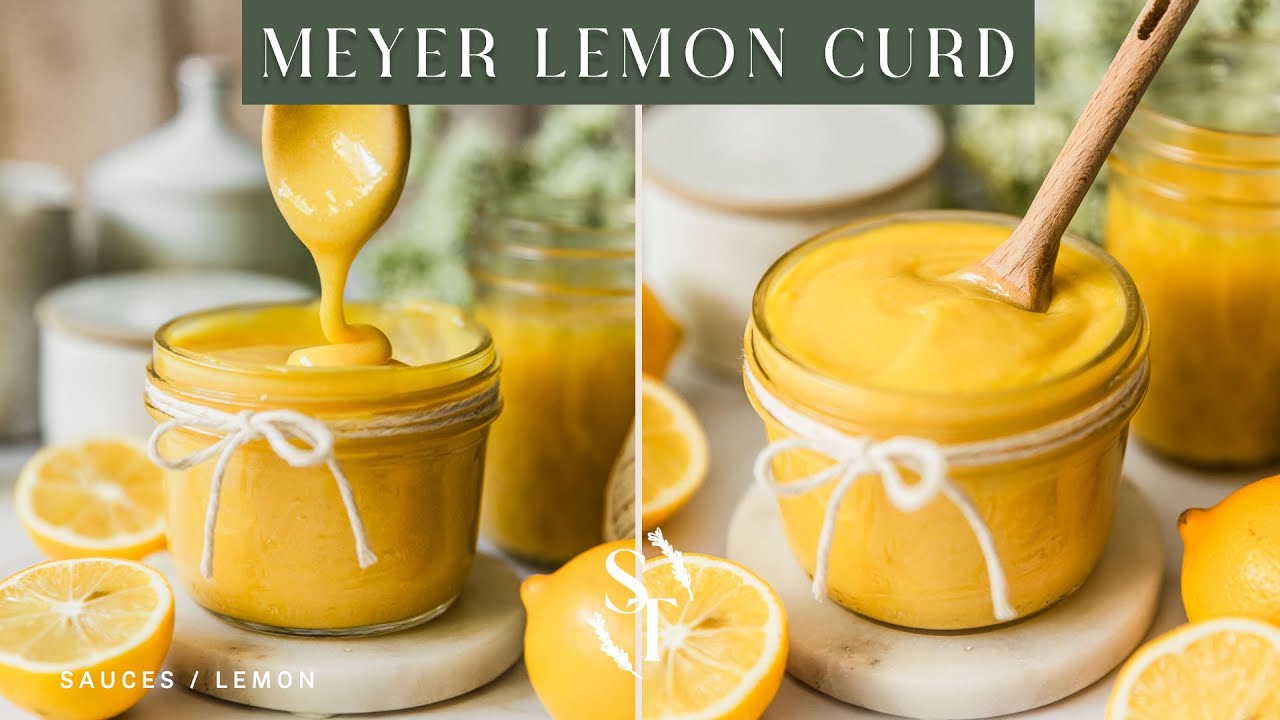 Easy Meyer Lemon Curd