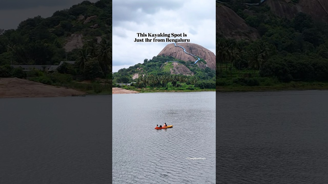 Hidden Gem around Bengaluru  Just 65 km away from the city lies a serene escape 🌿