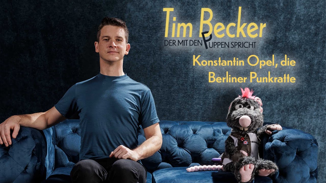 Bauchredner Tim Becker und die Berliner Punkratte