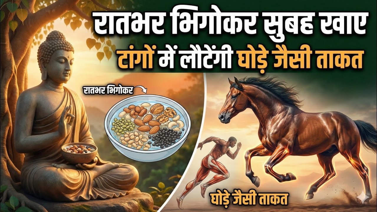 पैरों की ताक़त और लंबी उम्र का रहस्य | Gautam Buddha Powerful Secrets for Strong Legs & Healthy Life