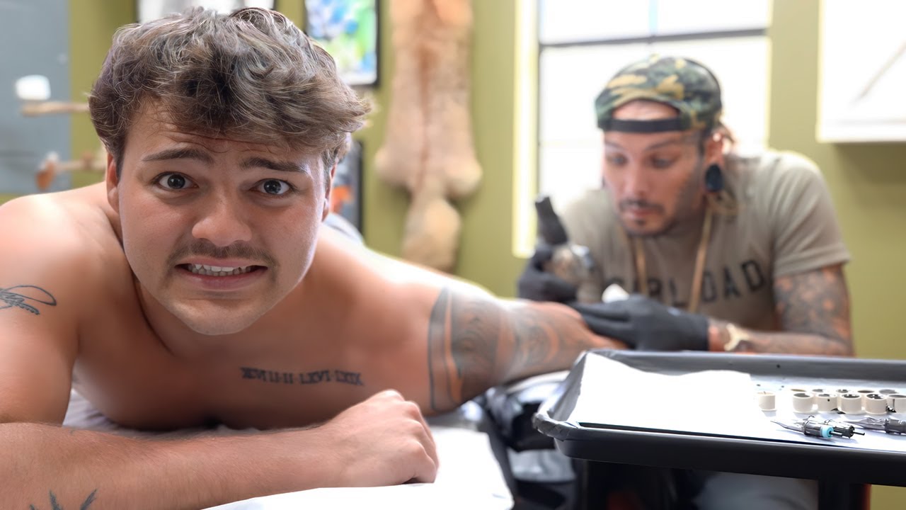 PAINFUL ELBOW TATTOO ON @Paul Cuffaro