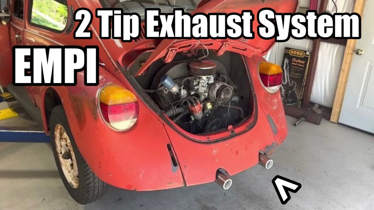 EMPI 2 Tip Exhaust System - ‘73 VW Beetle