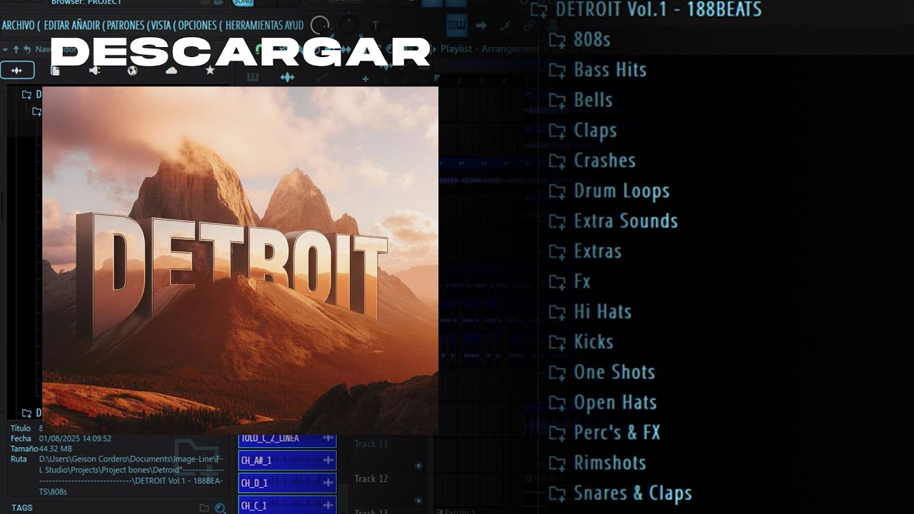 DETROIT DRUM KIT GRATIS: La Librer&iacute;a que NECESITAS | Link Directo SIN ACORTADORES