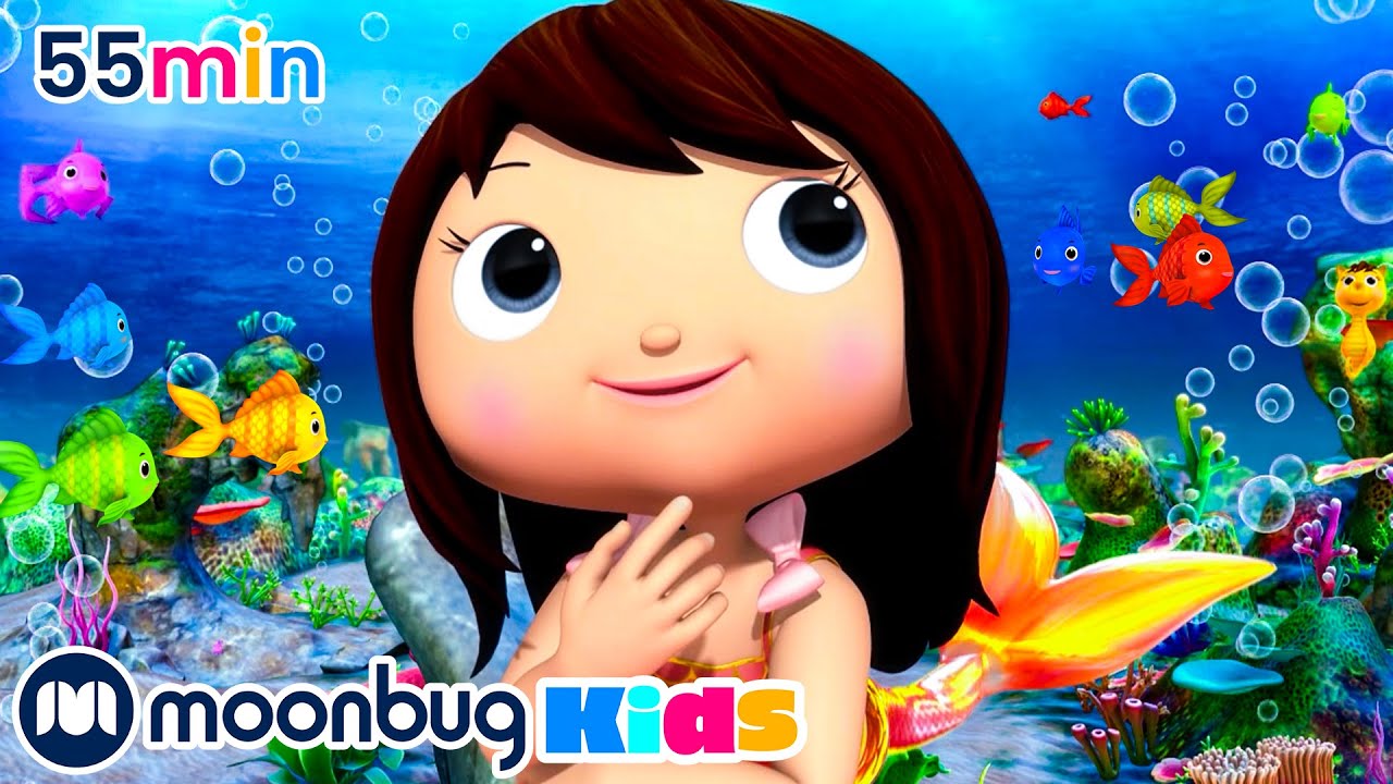 The Little Mermaid | LBB Songs | Learn with Little Baby Bum Nursery Rhymes - Moonbug Kids