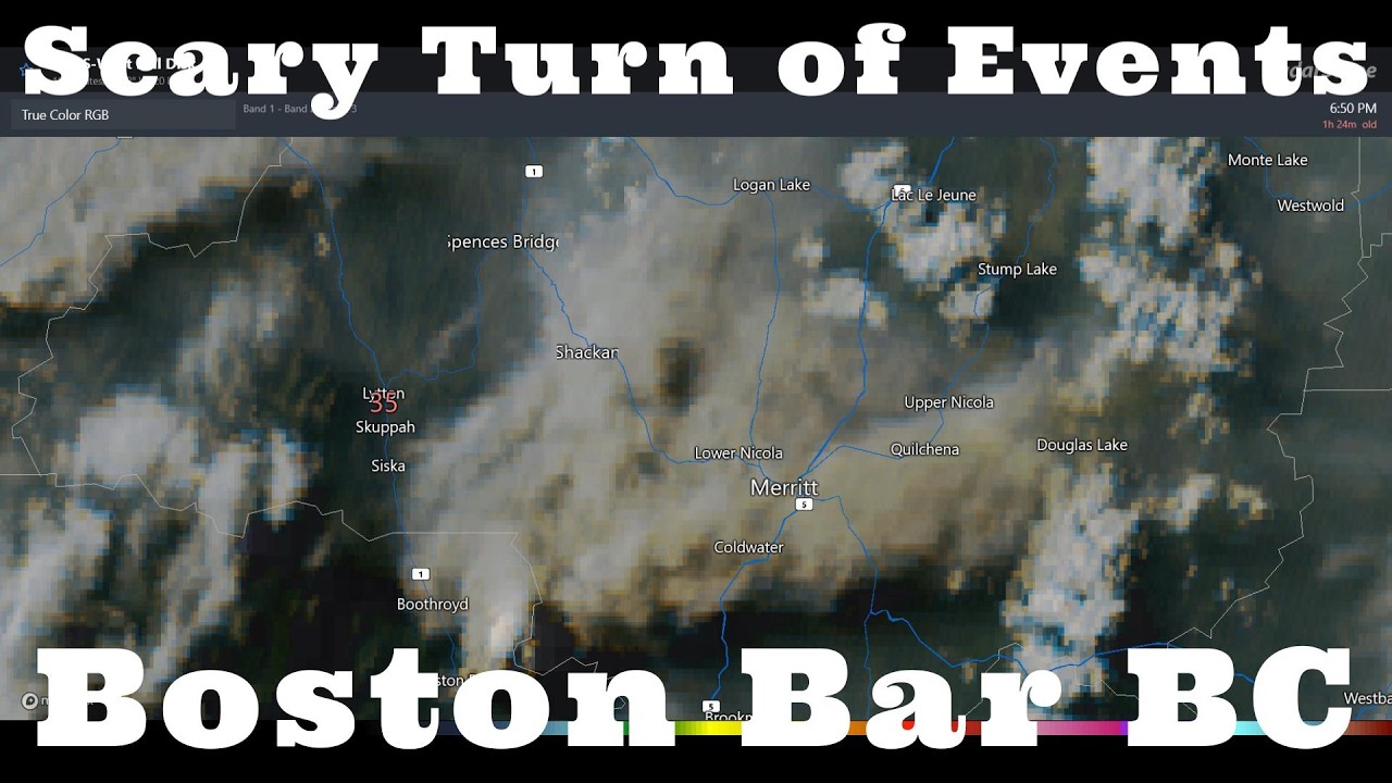 Jak źle wygląda teraz sytuacja z pożarami w Boston Bar?