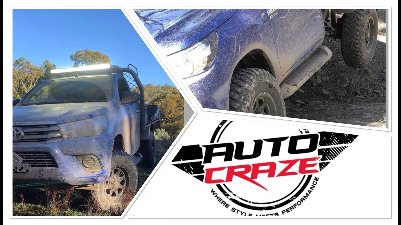 AutoCraze modded Hilux - First trip off road