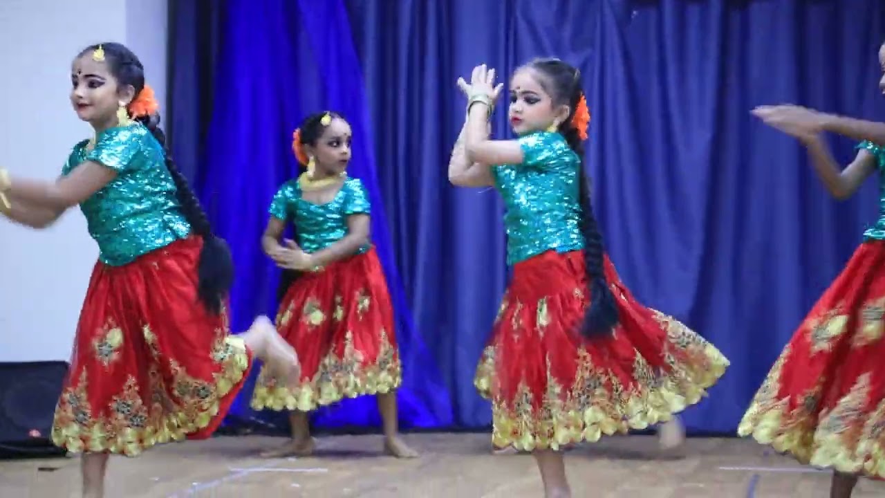 Sruthi Music & Dance Training Center, Dubai kids rocking dance performance on stage