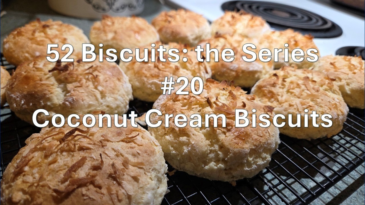 52 Biscuits: The Series. Coconut Cream Biscuits