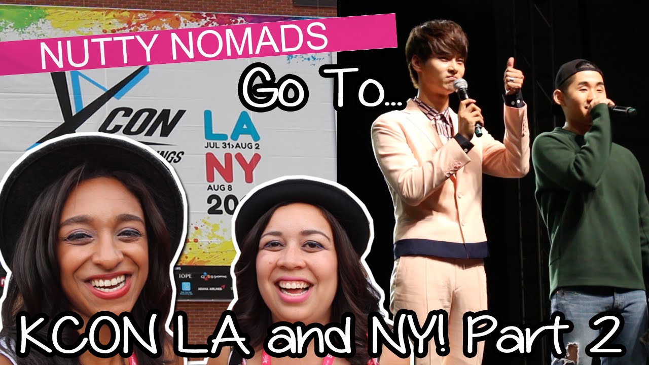Nutty Nomads Go To... KCON 2015 LA and NY! Kpop World Dance Festival & N from Vixx (PART 2)
