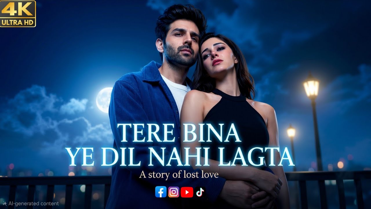Kartik Aaryan ❤️ Ananya Panday | Tere Bina Yeh Dil Nahi Lagta | Romantic Love Story Music Video