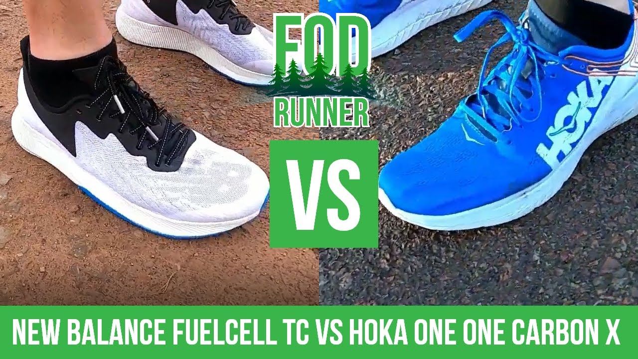New Balance FUELCELL TC vs Hoka One One CARBON X Comparison REVIEW | FOD Runner