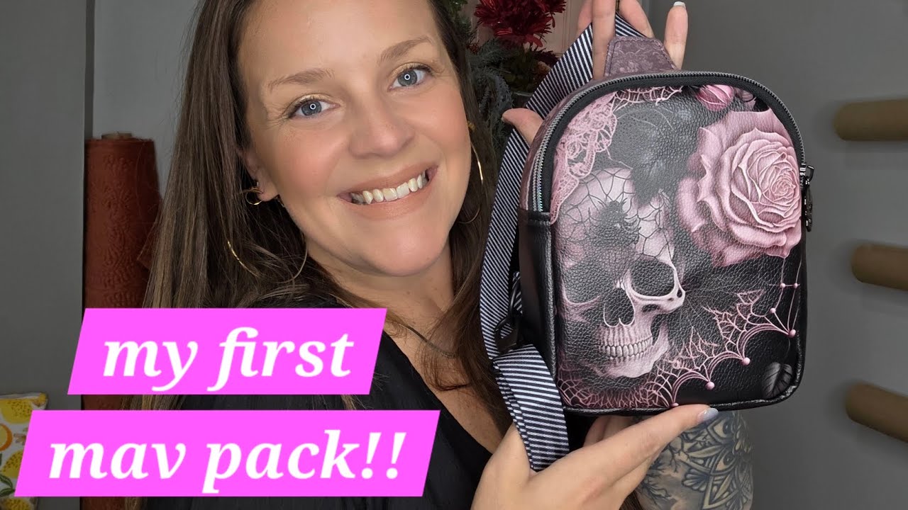 Let's sew up my FIRST ever Mav Pack!!! 💀🎉 The perfect spooky sling bag for all sewing levels! 