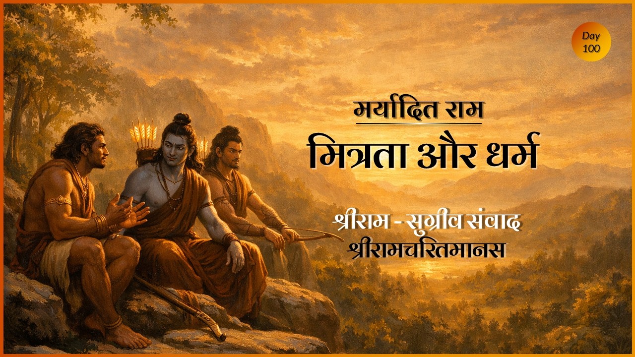मित्रता और धर्म | श्रीराम - सुग्रीव संवाद | Maryadit Ram | Ramcharitmanas