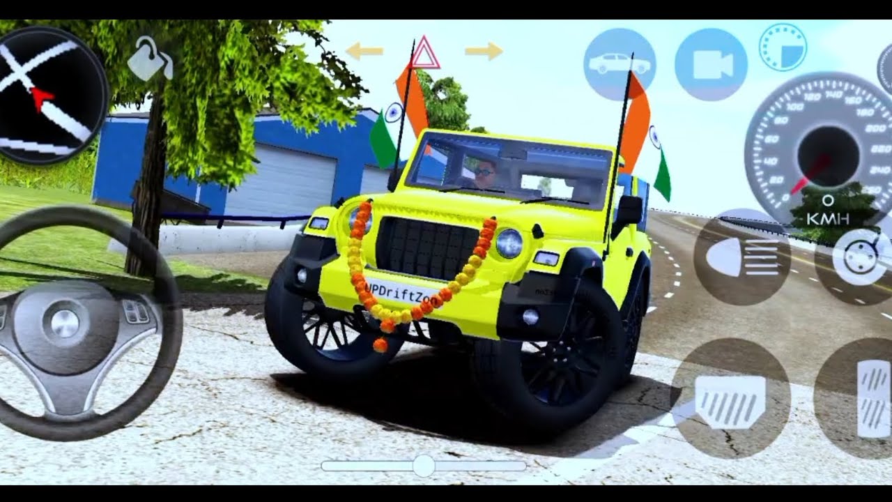  Dollar ( Song ) Modified Mahindra Thar Car Games: Indian Cars simulator game || (Gadi wala game) 
