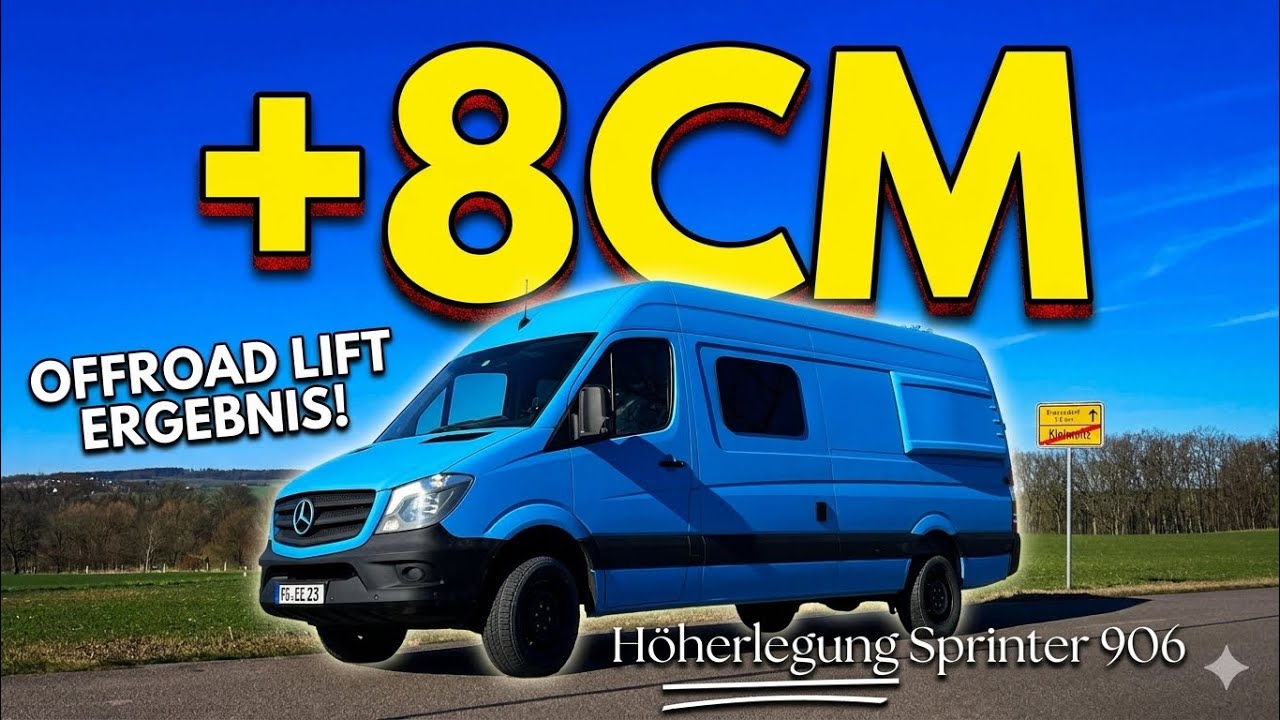Höherlegung MB SPRINTER 906 🚐 / Bilstein Fahrwerk
