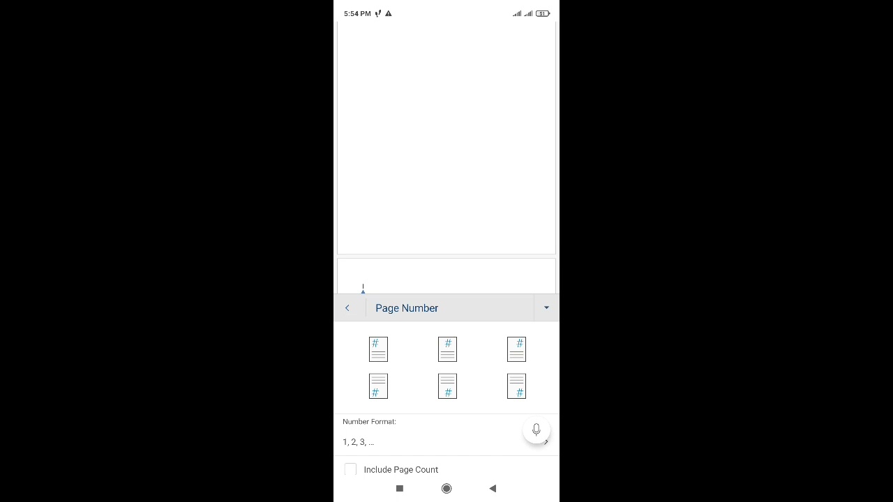 How to Add Page Numbers in Word App on mobile phone 2023