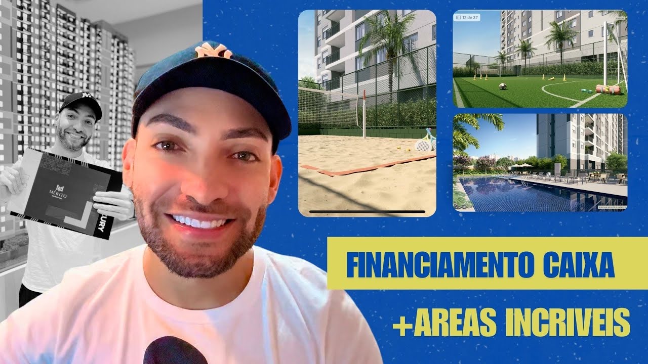 FINANCIADO PELA CAIXA E COM ÁREAS INCRÍVEIS - MÉRITO BELENZINHO - CONSTRUTORA CURY