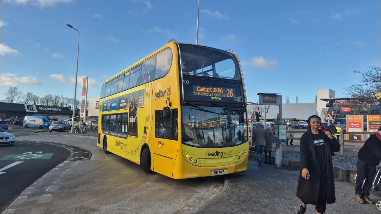 Onboard Reading Buses 209 (SN11 BVP) | ADL Enviro400H (converted) | Route 26