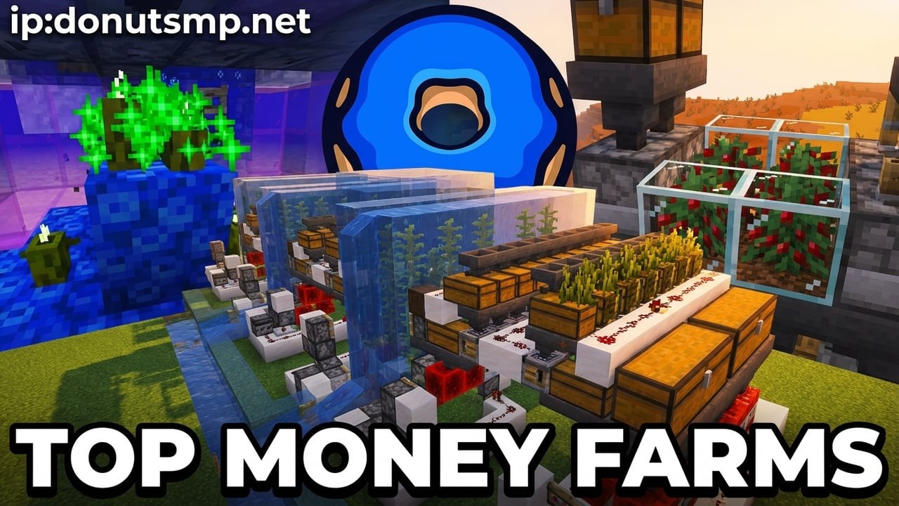 Top Farms For FAST Money | Donut SMP #donutsmp #minecraft #shorts