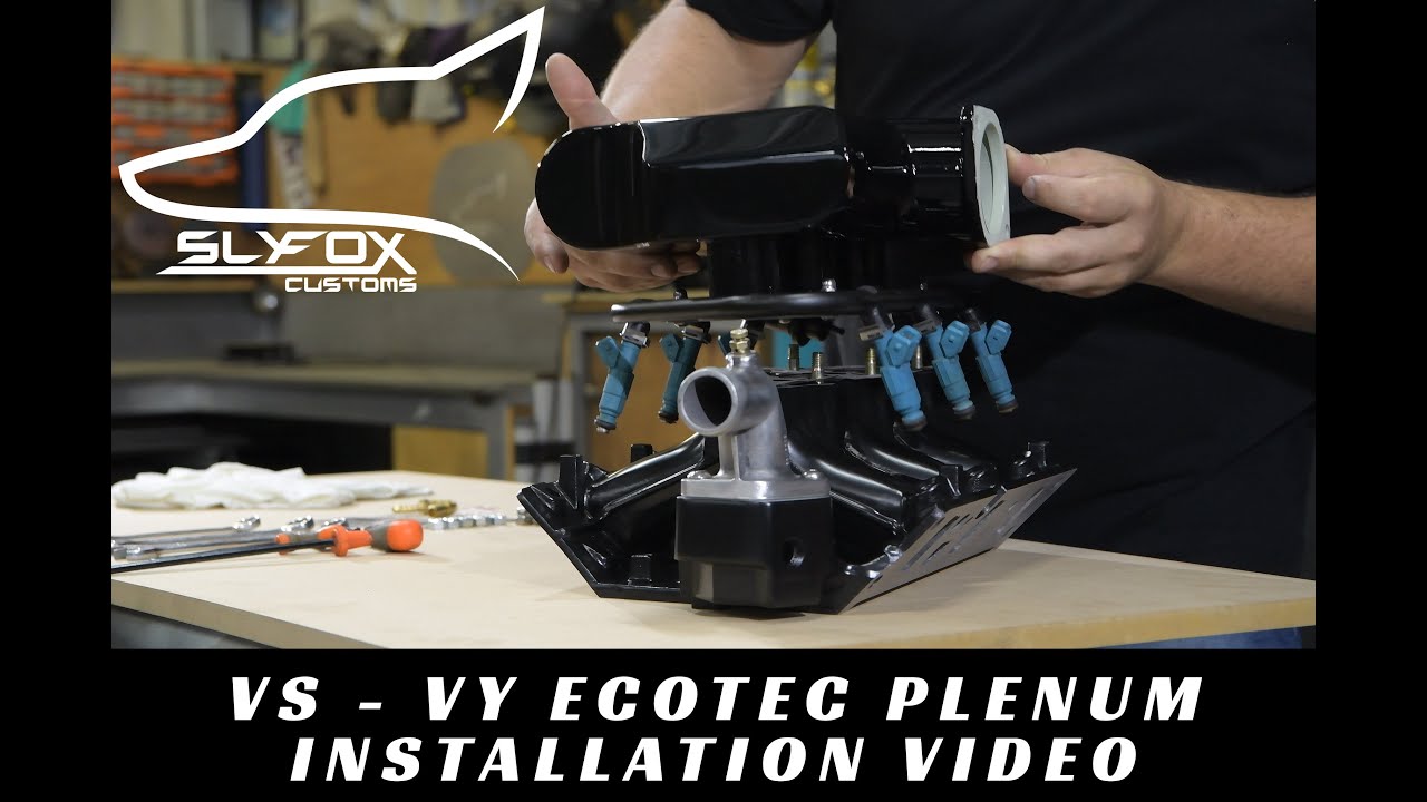 VS - VY ECOTEC V6 PLENUM INSTALLATION - SLYFOX CUSTOMS