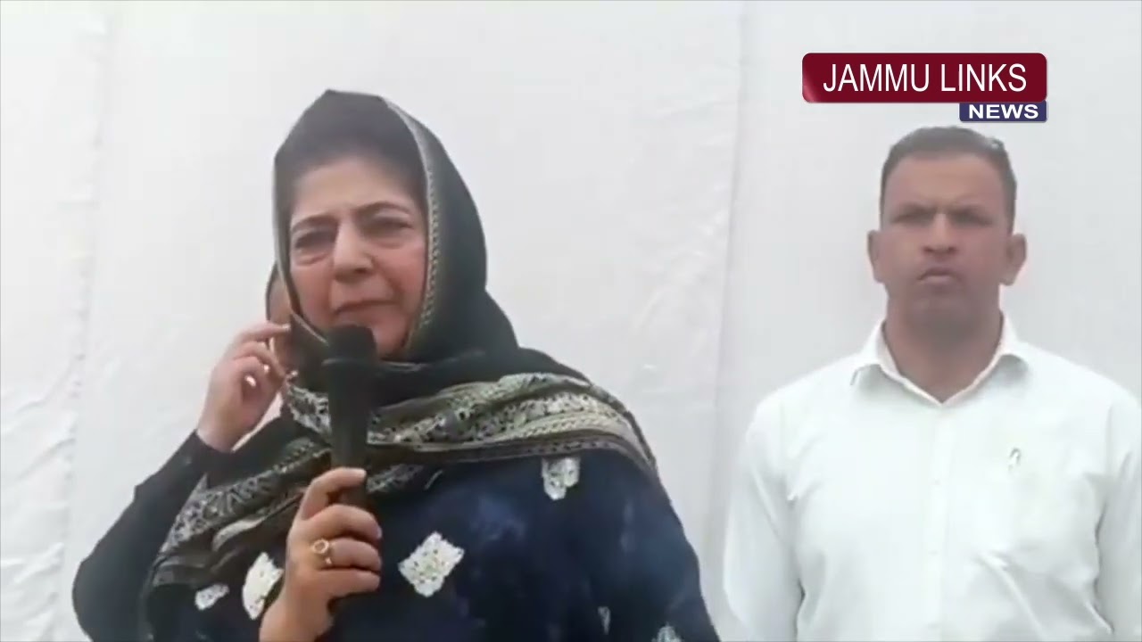 Where are Dogras? Why isn't our Lt Governor from Dogra community?; Mehbooba Mufti attacks BJP