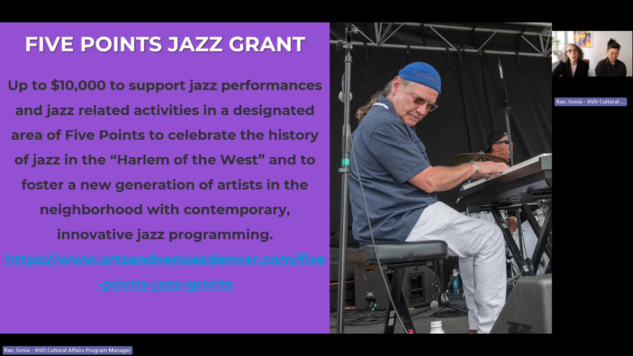 Five Points Jazz Grants Information Session 2026