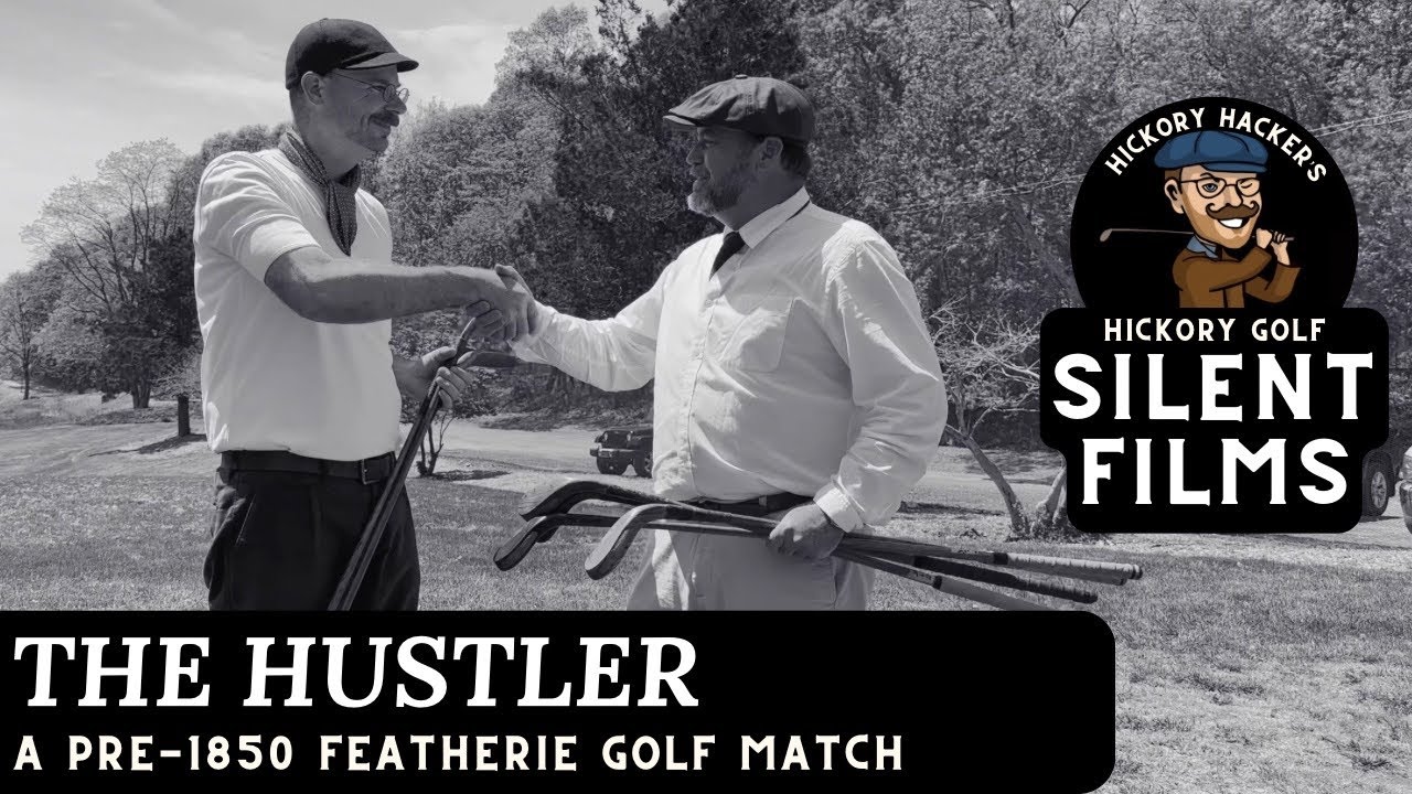 Pre-1850 Featherie Golf Match Play: Sinclair vs. Williams - Hickory Golf Silent Films #2