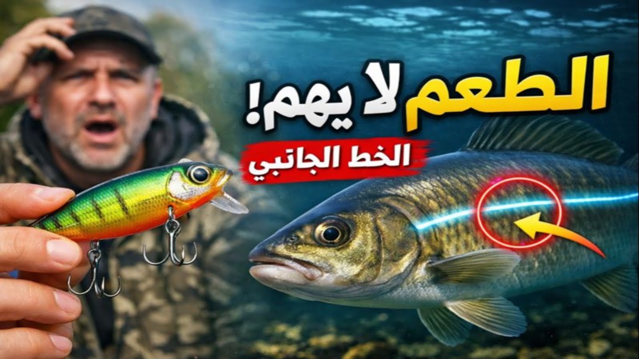 السمكة لا ترى طعمك! السر الذي يجهله 90% من الصيادين (استهدف هذا العضو الخفي)