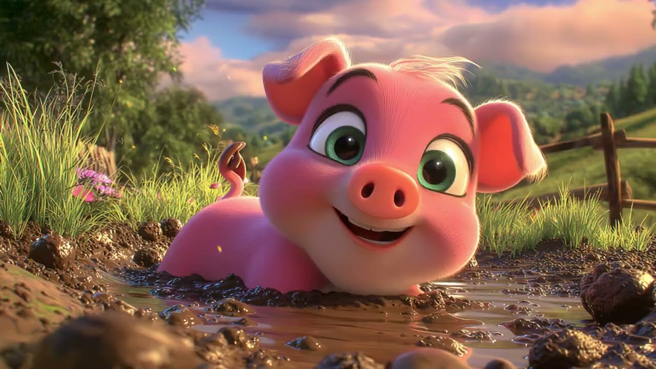 Fazenda da Vó Nika🐓🐶🐱🐷| Aira e seus Amigos | Música Infantil 3D | Kids 3D Animation