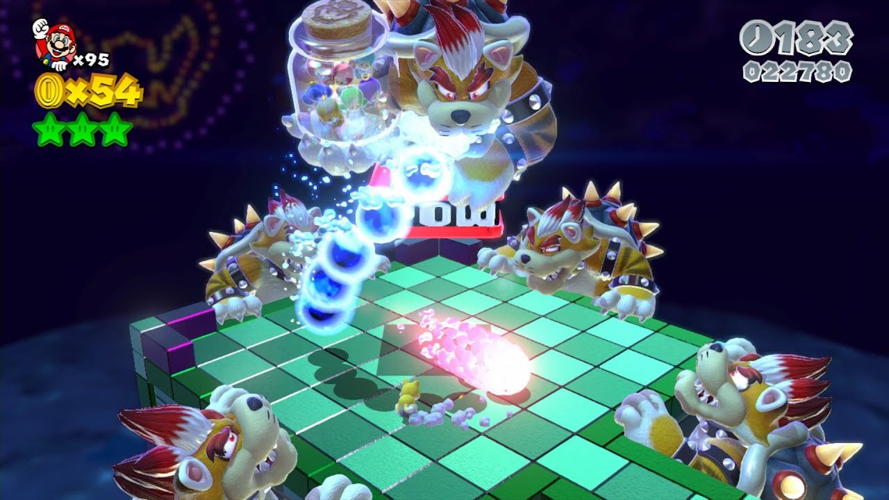 【スーパーマリオ3Dワールド】クッパ-城「決戦！クッパランドのスーパータワー」