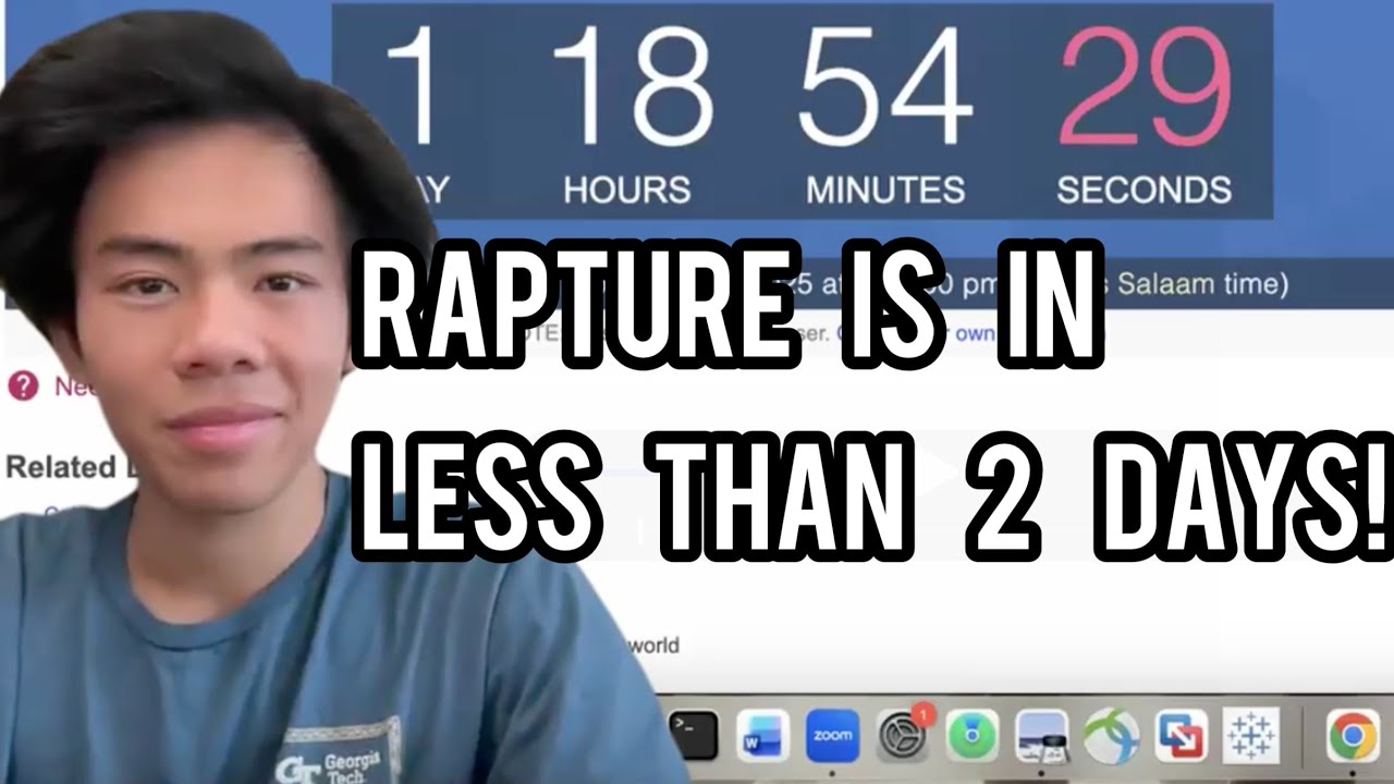 Я ПОЛНОСТЬЮ ВЕРЮ, что Rapture наступит менее чем через 43 часа!