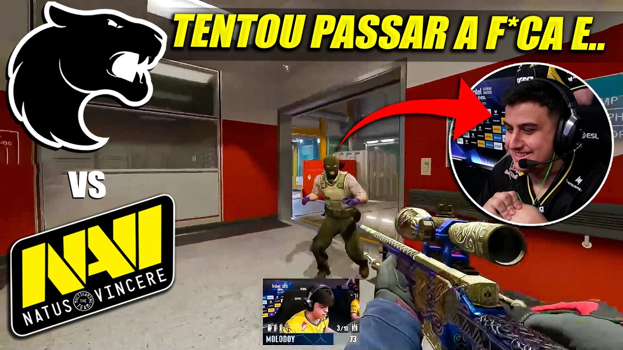 FOI HUMILHAR E TOMOU COMEBACK! 😂 FURIA vs NaVi - MELHORES MOMENTOS | IEM Rio 2026 | CS 2