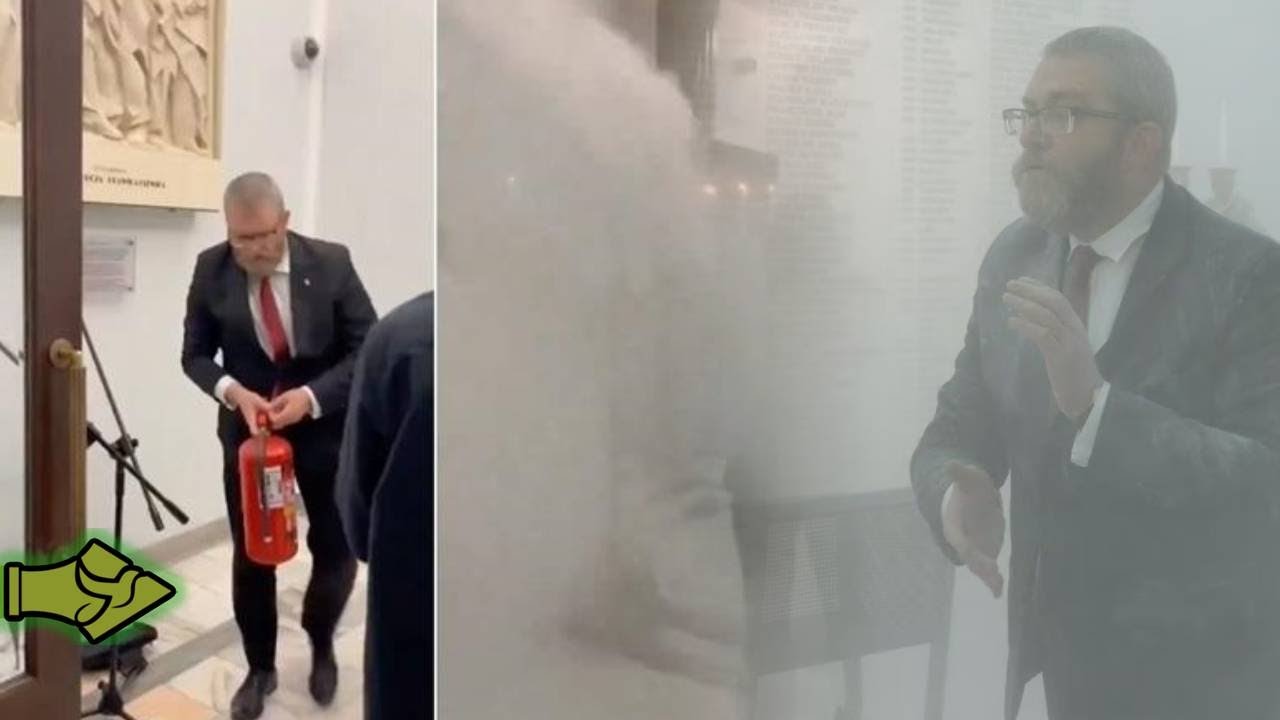 ΕΙΣΕΒΑΛΕ ΣΤΗ ΒΟΥΛΗ ΜΕ ΠΥΡΟΣΒΕΣΤΗΡΑ, ΕΣΒΗΣΕ ΤΑ ΚΕΡΙΑ ΓΙΑ ΤΗ ΧΑΝΟΥΚΑ!