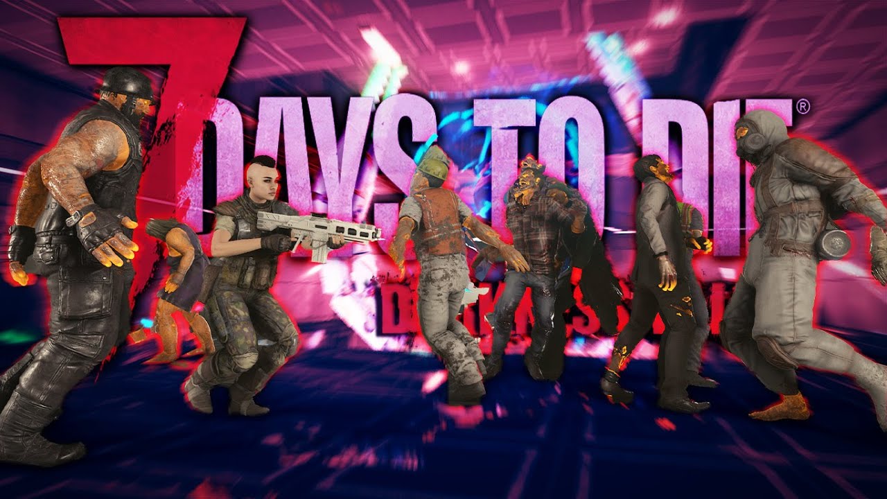【7DTDMOD】遂にたどり着いた”最終ポータル研究所”を攻略して全てを手に入れろ！「7DTD ダークネスフォールス V1」実況プレイ #34