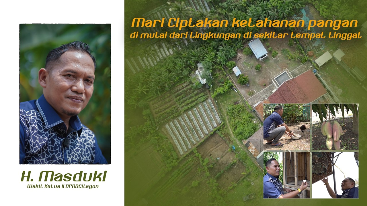 kemandirian pangan bisa di dapat  dari lingkunagn sekitar