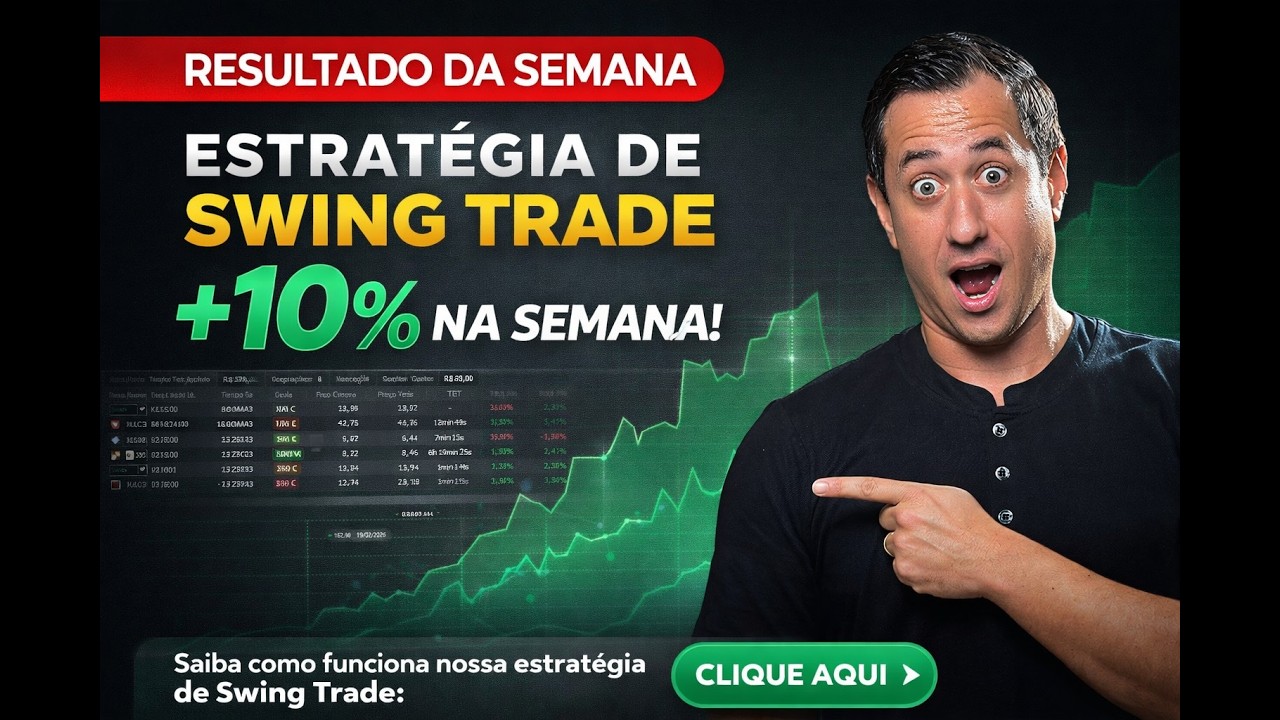 🚨 RESULTADO DA SEMANA NO SWING TRADE 🚨