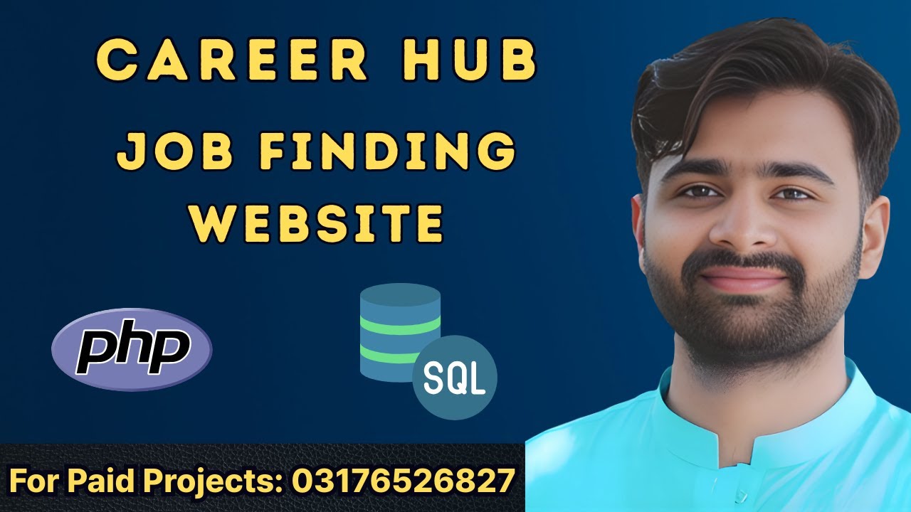 Career Hub Job Portal Website in PHP | Job Search & Recruitment System | CS619 Final Year Project