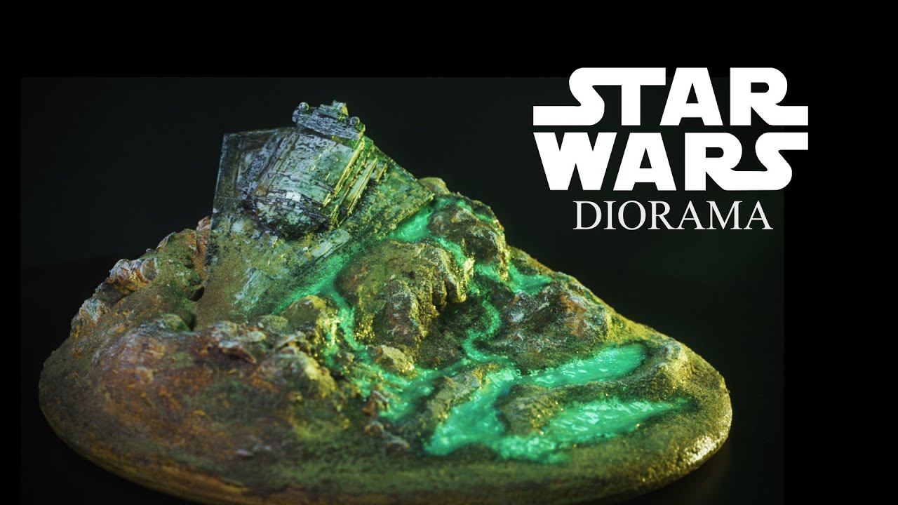 Star Destroyer Crash - Building a STAR WARS diorama