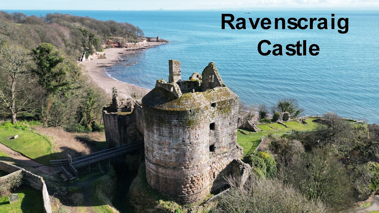 Ravenscraig Castle, Kirkcaldy, Scotland.