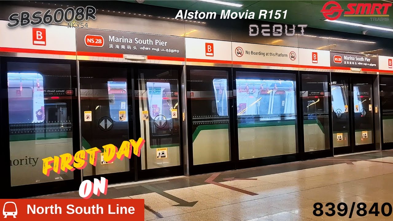 (Joyride) Alstom Movia R151 make it's debut on NSL!!!