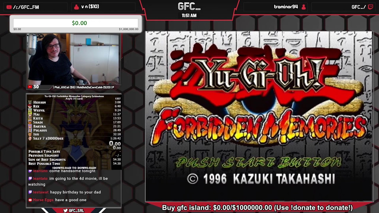 Yu-Gi-Oh! Forbidden Memories TOURNAMENT Speedrun Qualifier Attempts!