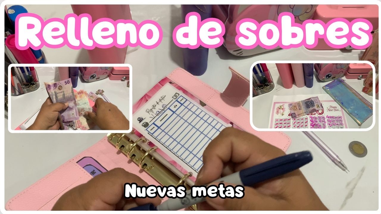 ✅Relleno de sobres ✅💵✉️nuevas metas 🏁🤩